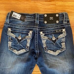 NWT Miss Me Bootcut Jeans Size 25